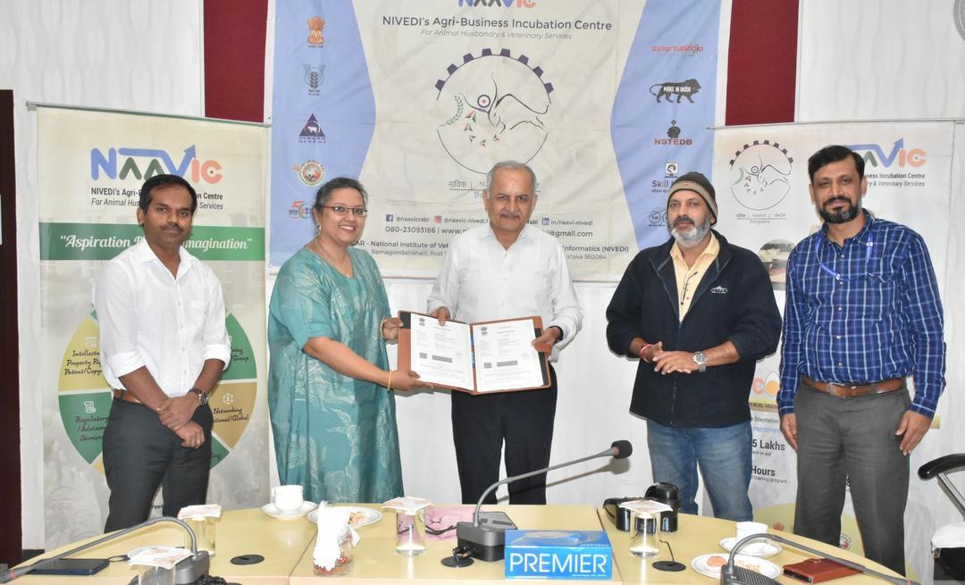 MoU Signed with ICAR-NIVEDI’s NAAVIC.